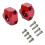Motorcycle Handlebar Riser Aluminum Alloy Red 2