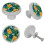 Glow-in-the-Dark Crystal Cabinet Knobs Palm Pineapple 4