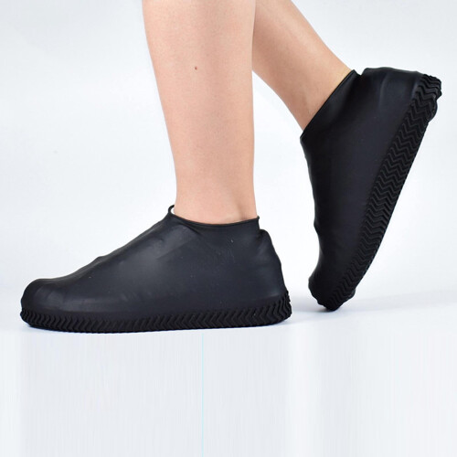 Waterproof Shoe Covers Silicone Rubber Non-Slip Rain 1