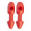 Speargun Band Wishbone Inserts Red 2 Pieces 4