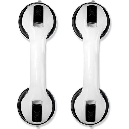 ZOUYUE Shower Handle Grab Bars with Suction Cups 2-Pack 1