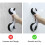 ZOUYUE Shower Handle Grab Bars with Suction Cups 2-Pack 8