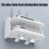 Wall-Mounted Router Shelf White Wood 1 Unit 5