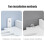 Wall-Mounted Router Shelf White Wood 1 Unit 6