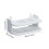 Wall-Mounted Router Shelf White Wood 1 Unit 3