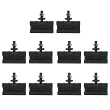 10Pcs 250-201 Quick Change Tool Holder Turning and Facing Tool Holder for Lathe Cutter Cutting Tool Bits
