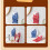 Japanese Carp Hand Towel Soft Absorbent Quick-Dry Red 3