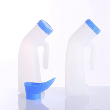 2 Packs Unisex Spill Proof Urinal for Men and Women with Screw Lid Urinal Funnel for Travel Outdoor