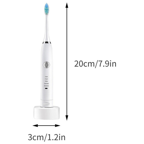 Sonic Electric Toothbrush USB Rechargeable 1 Pack 1