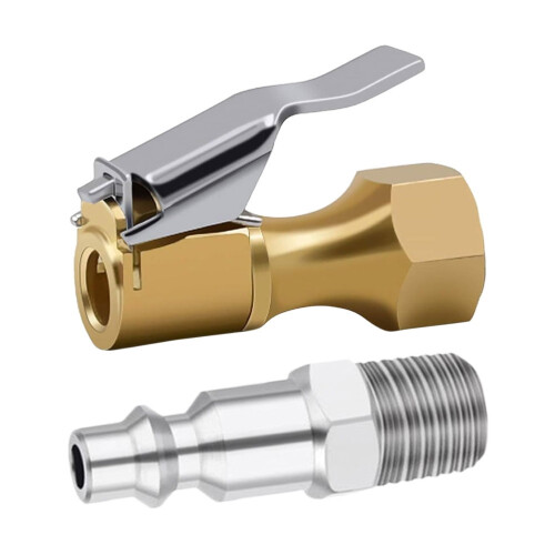 Air Compressor Quick-Inflation Nozzle Adapter Hose Fitting