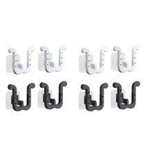 8PCS Wall Mounted Shoe Rack, Slipper Holder Slippers Organizer Self Adhesive Shoe Rack for Door Closet Bathroom Kitchen