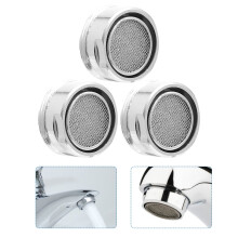 Tap Faucet Aerator Filter Silver Copper 3 Pieces
