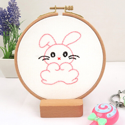 Rabbit Embroidery Set Beginner Kit 1 Piece