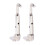 Unbranded violin chin rest clamps silver 2 pcs 1