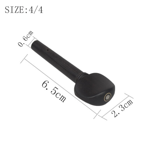Ebony Violin Pegs High-Quality 4-Pack