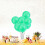 Cactus Emulsion Balloons Decoration 20 Pcs 6