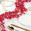 AuroraX Red Berry Garland Artificial 5.7 Ft 6