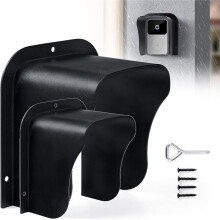 2 Pack Ring Doorbell Cover , Large Metal Ring Doorbell Protector, Access Control Rain Cover, Keypad Cover