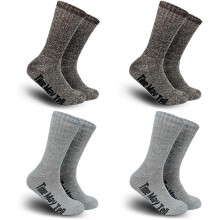 PUMIER Men's Merino Wool Hiking Socks Thermal Crew Winter
