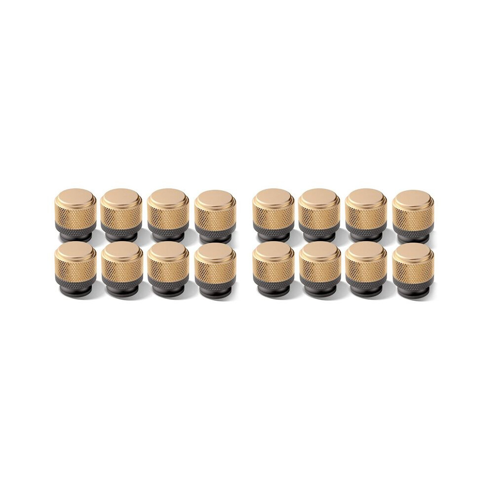 16 Pcs Knurled Cabinet Knobs Kitchen Drawer Knobs Knobs Handles Bathroom Cabinet Door Knobs Decorative Pull Knobs