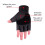 PU Leather Studded Half-Finger Motorcycle Gloves 5