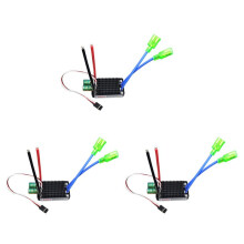 3X High Power 12V-24V Waterproof Bidirectional RC ESC Brush ESC for RC Car and Boat 640A