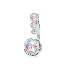 925 Silver Belly Bars for Women Navel Rings Size 6