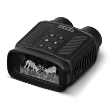 4K Nachtsicht Fernglas - Hochauflösendes digitales Infrarot-Outdoor-Teleskop für Camping, Vogelbeobachtung und Jagd Black