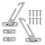 Kids Safety Lock Window Restrictor Set 6