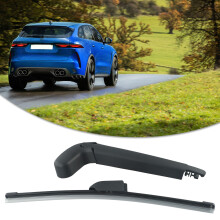 Rear Wiper and Blade Set for Jaguar F-Pace 2016–2021 Black
