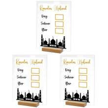 Money Envelopes Acrylic Table 3 Count 17.8x12.7x2.5cm