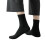 Men's Ankle Socks Mesh Breathable Black White 6-Pack 4