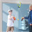 Door-Mount Ping Pong Trainer Set Adjustable 7