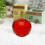 Crystal Faceted Apple Ornament Stand Glass Rotatable Base 5