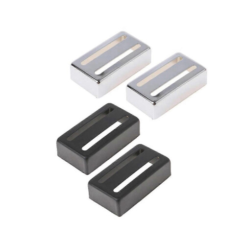 Double Coil Guitar Pickup with Black Cover 1