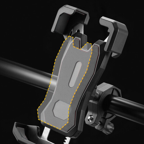 Bike Phone Mount Handlebar Compatible with iPhone 4.5–6.5 1
