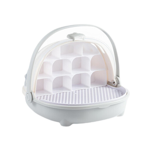 Silkworm Breeding Box Gray Breathable Educational Habitat 1