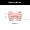 Ceramic Toothbrush Holder with Bowknot Design 1 Piece 5