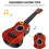 Ukulele Toy Wood Grain Simulation for Children 1 Set 8