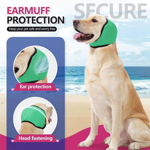 Waterproof Dog Ear Caps for Swimming Bathing Calming 1