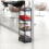 Rolling Plastic Storage Cart 3-Tier or 4-Tier White Black 8