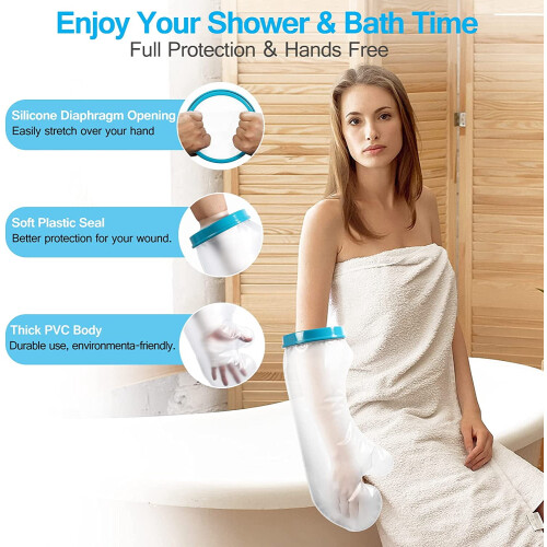 Waterproof Cast Cover Reusable Durable for Arm Hand Wrist 2