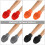 Drumstick Silent Cover Red 8 Pcs for Volume Control 2