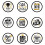 Graduation Stickers Gold Foil 500PCS 4