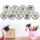 Graduation Stickers Gold Foil 500PCS 6
