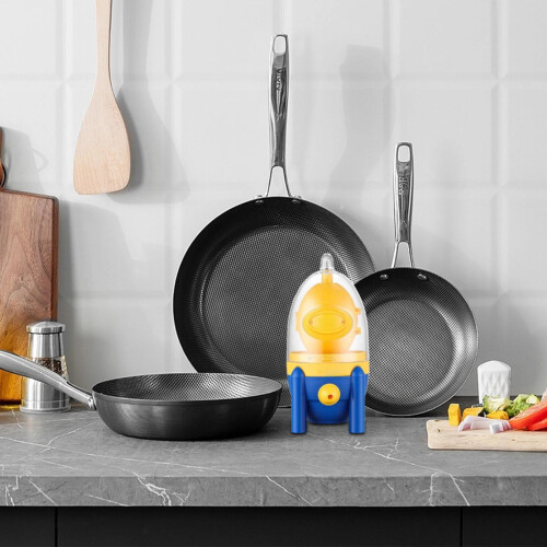 Manual Egg Mixer Set 2 Pieces for Breakfast and Baking 1