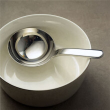 4X Concha de Sopa Profunda Espessada em Aço Inoxidável com Cabo Curto Colher de Cabeça Redonda Concha de Sopa para Comer Colher de Macarrão