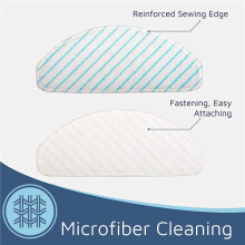 60 Pack Microfiber Mopping Pads for DEEBOT OZMO T8 T8 AIVI Vacuum Cleaner Moping Cloths Rags Spare Parts