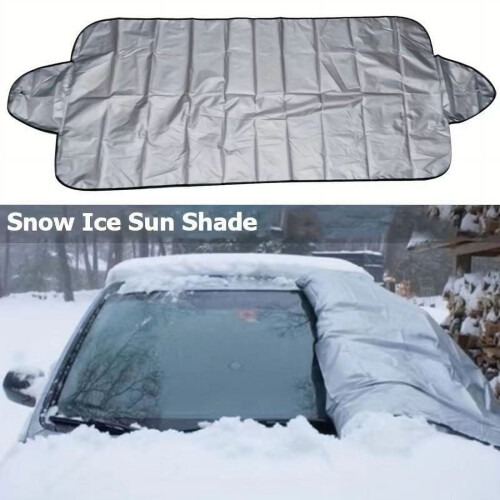 Car Sunshade Snow Cover Waterproof with Easy Install 2