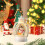 Battery Operated Christmas Lantern Light with Santa and 6